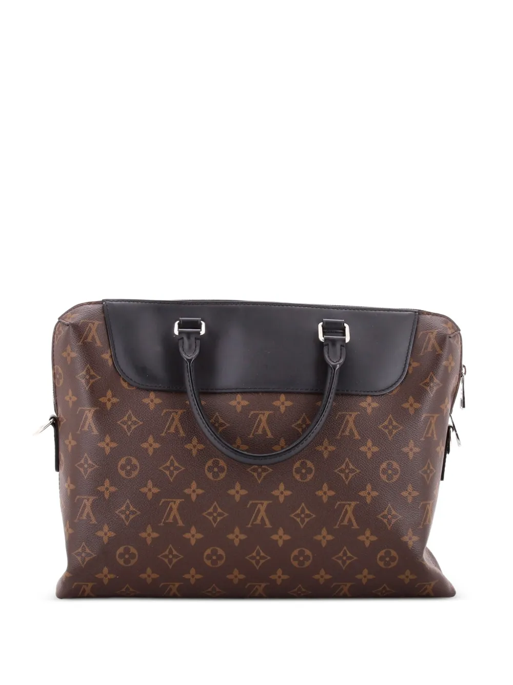 Louis Vuitton Pre-Owned Porte-Documents Jour NM Bag Macassar Monogram Canvas business bag - Nero