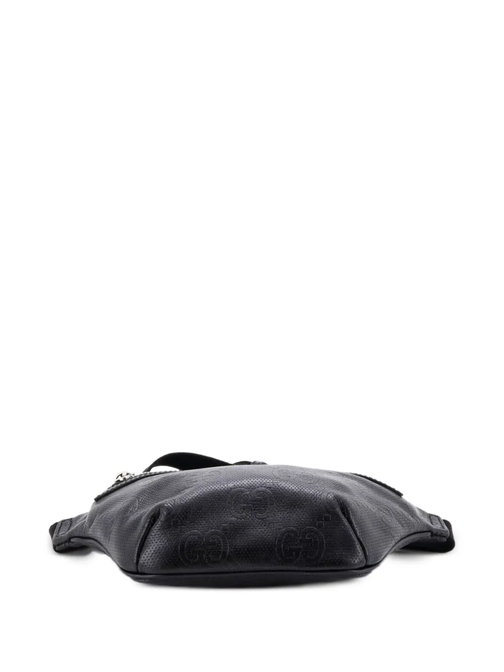 Gucci Pre-Owned GG Embossed Perforated Leather Small belt bag - Black