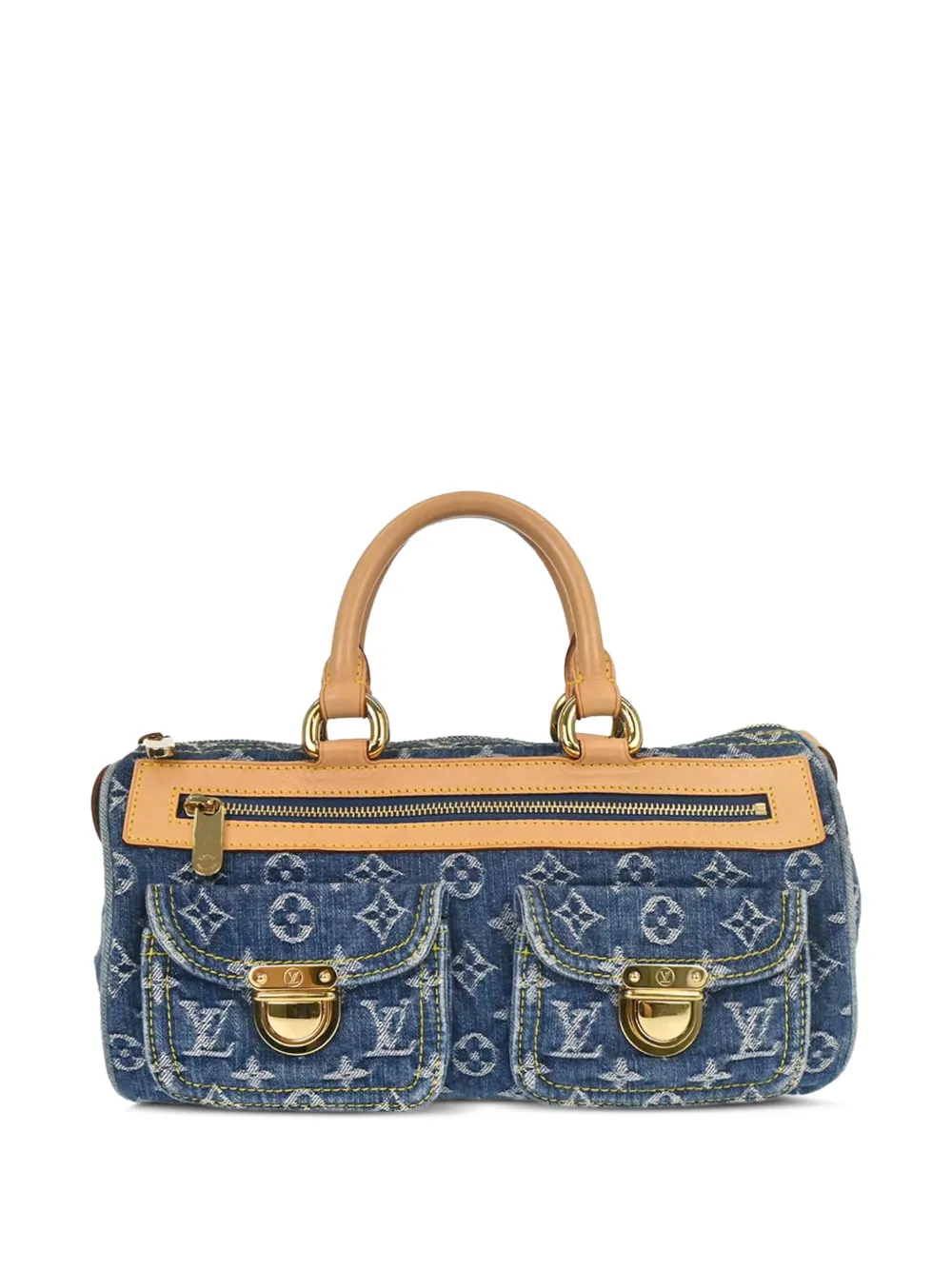 Louis Vuitton Pre-Owned 2005 Monogram Denim Neo Speedy handbag - Blu