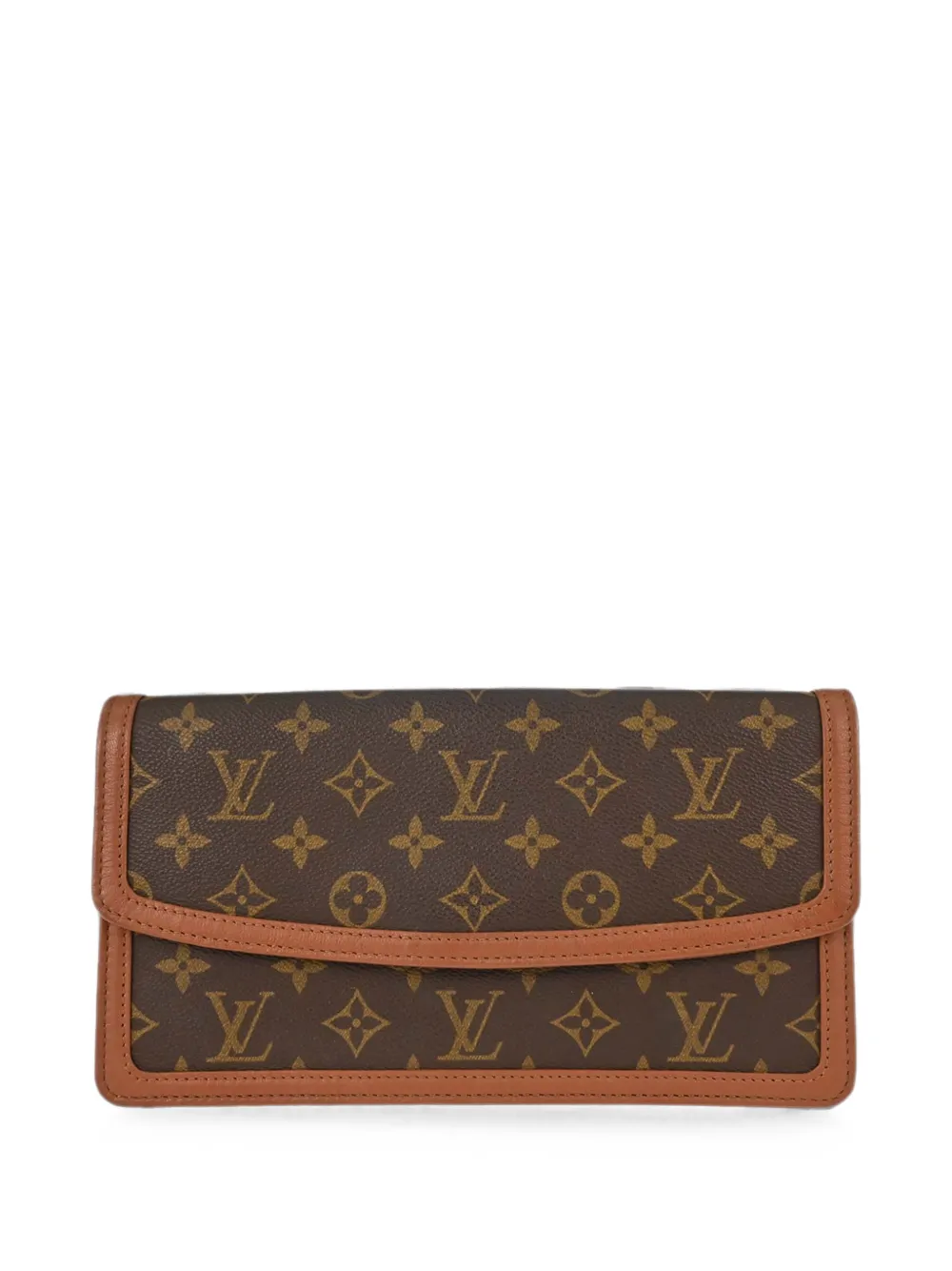 Louis Vuitton Pre-Owned 1991 Monogram Pochette Dame clutch bag - Braun