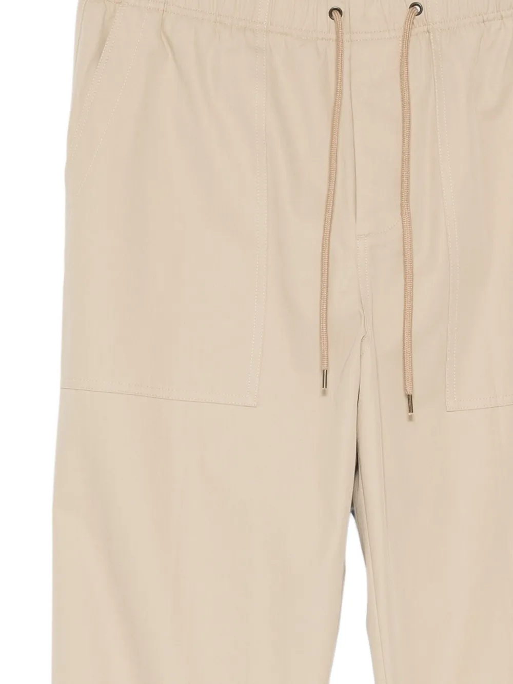 James Perse Twill broek met katoenen print Bruin