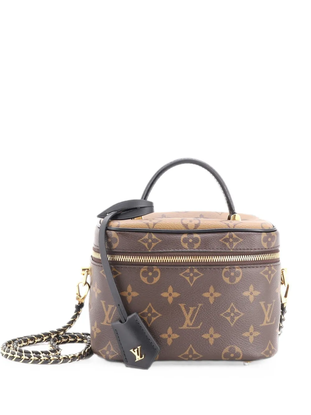 Louis Vuitton Pre-Owned Vanity Handbag Reverse Monogram Canvas PM satchel - Brown