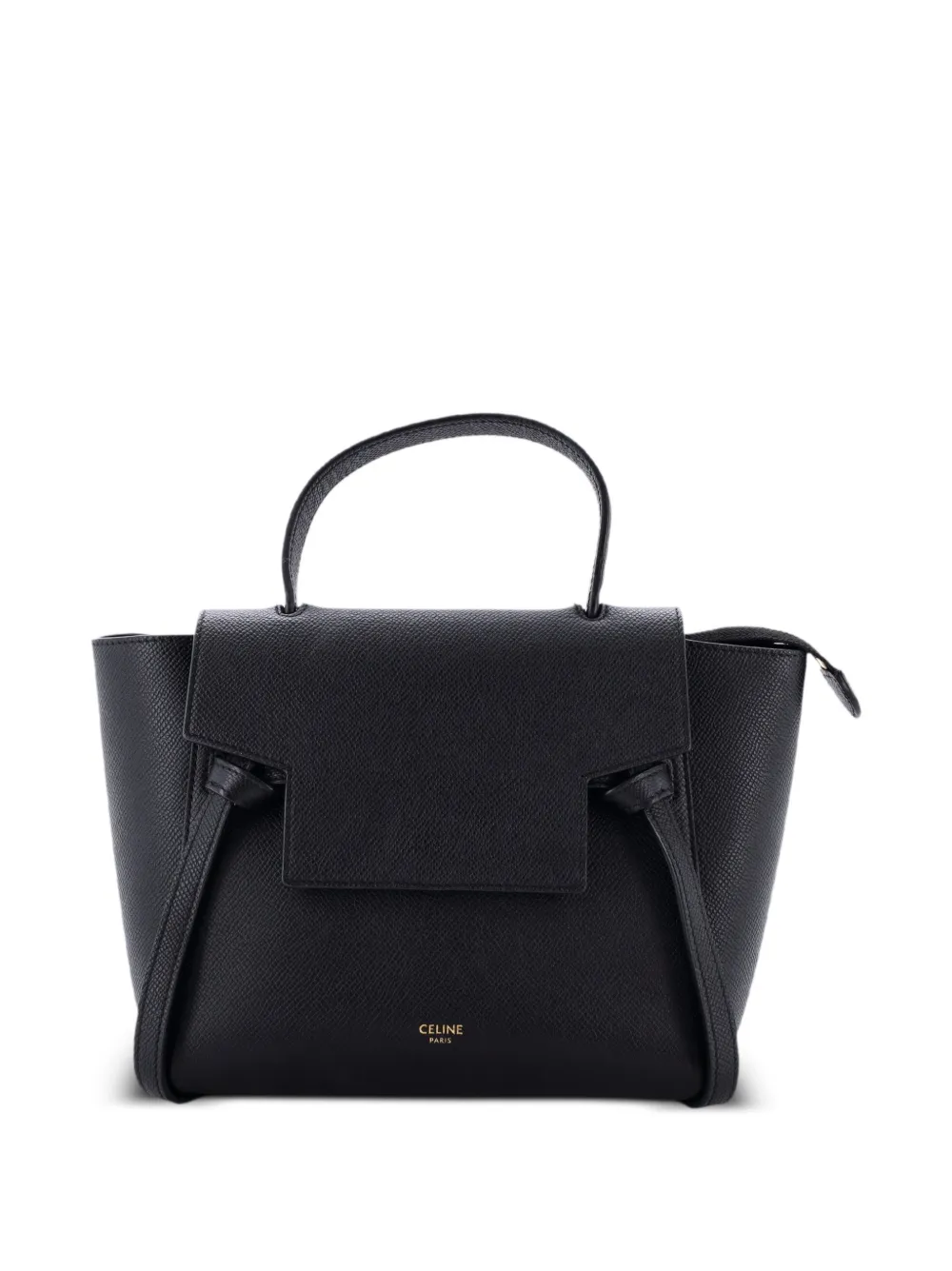 Celine Pre-Owned Belt Bag Textured Leather Nano shoulder bag - Black