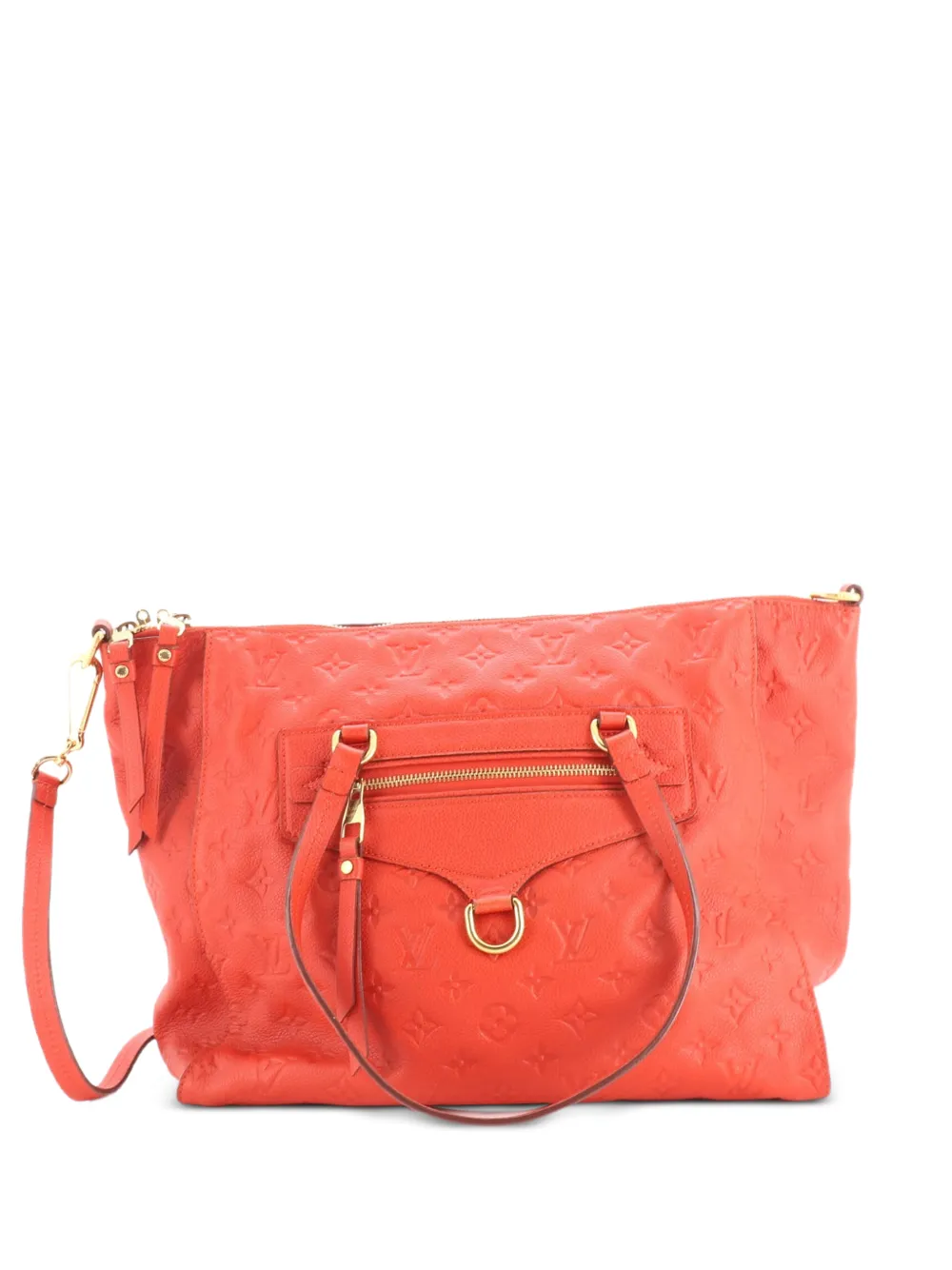 Louis Vuitton Pre-Owned Lumineuse Handbag Monogram Empreinte Leather PM tote bag - Rosso