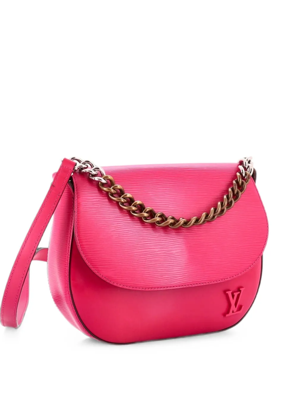 Pre-owned Louis Vuitton Luna Handbag Epi Leather Crossbody Bag In Pink