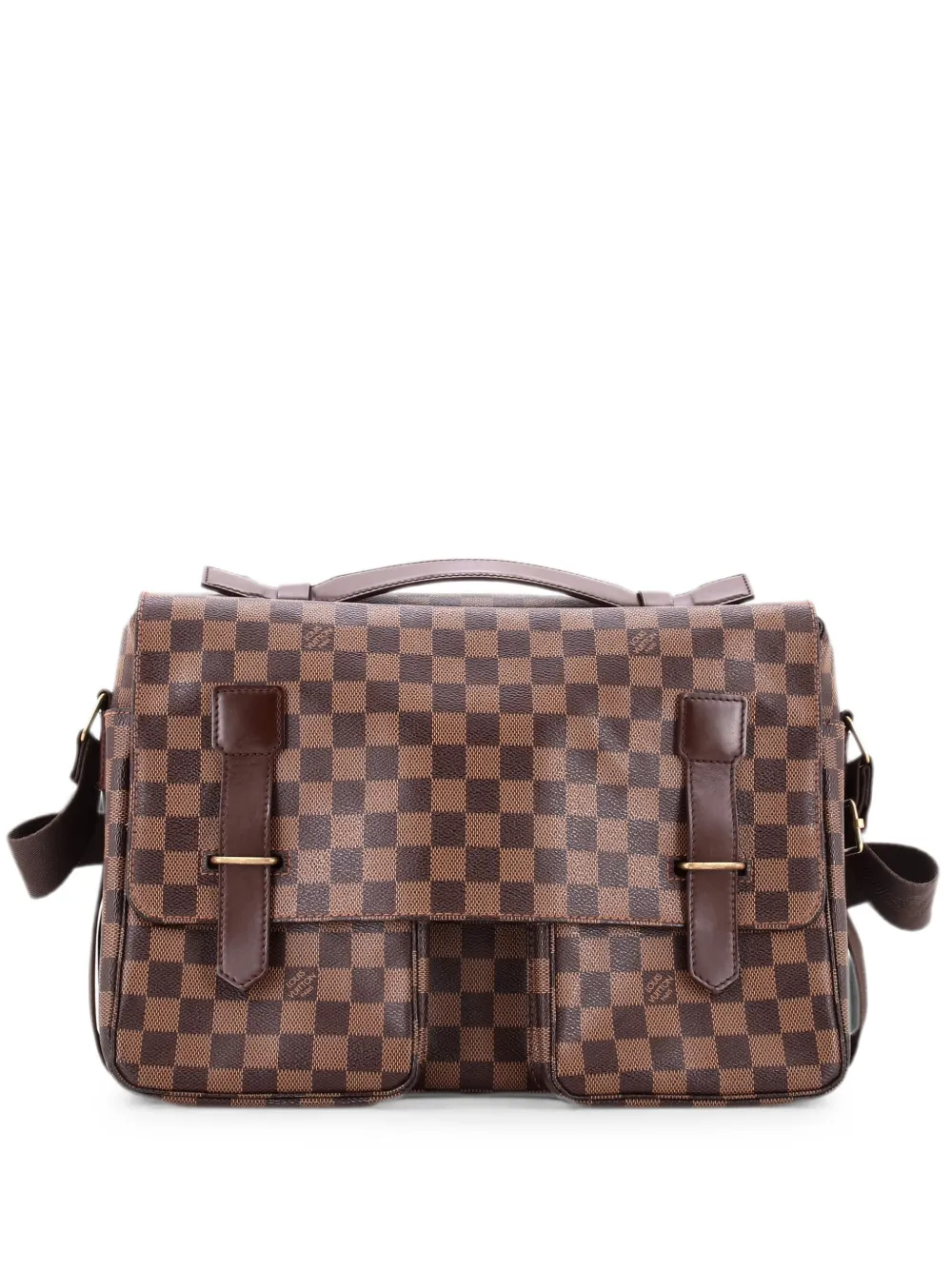Louis Vuitton Pre-Owned Broadway Bag Damier crossbody bag - Marrone