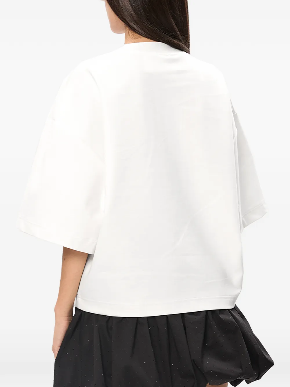 HAMZA T-shirt met print Wit