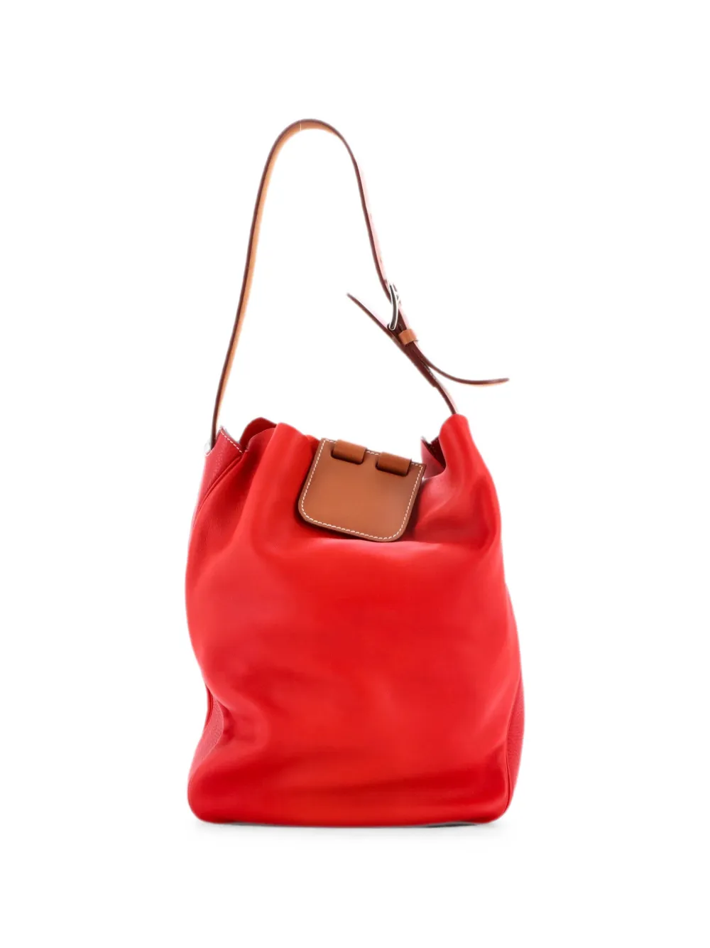 Hermès Pre-Owned Virevolte Bag Swift with Clemence 24 hobo bag - Red