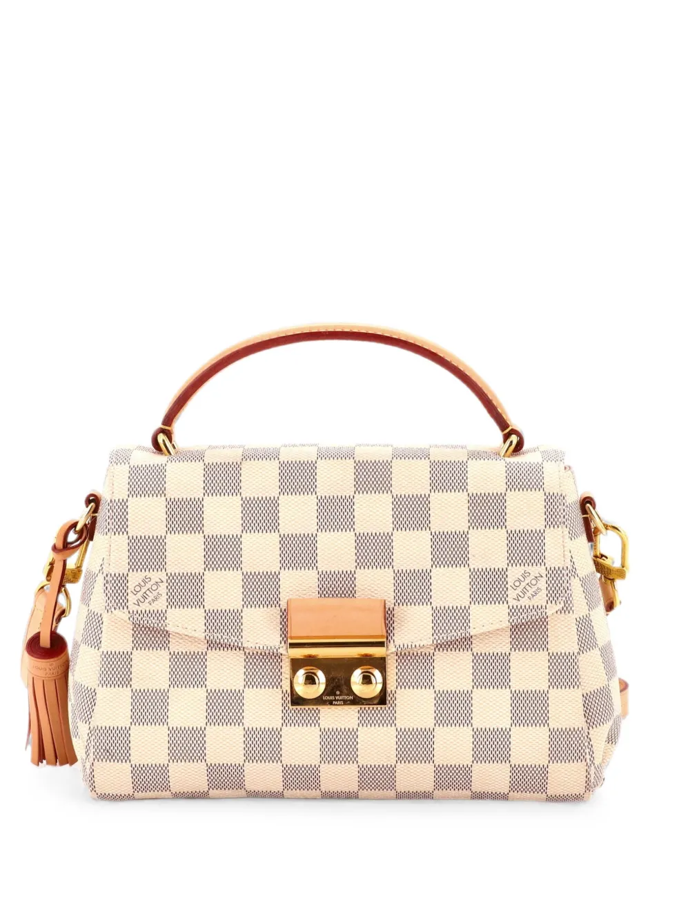 Louis Vuitton Pre-Owned Croisette Handbag Damier crossbody bag - White