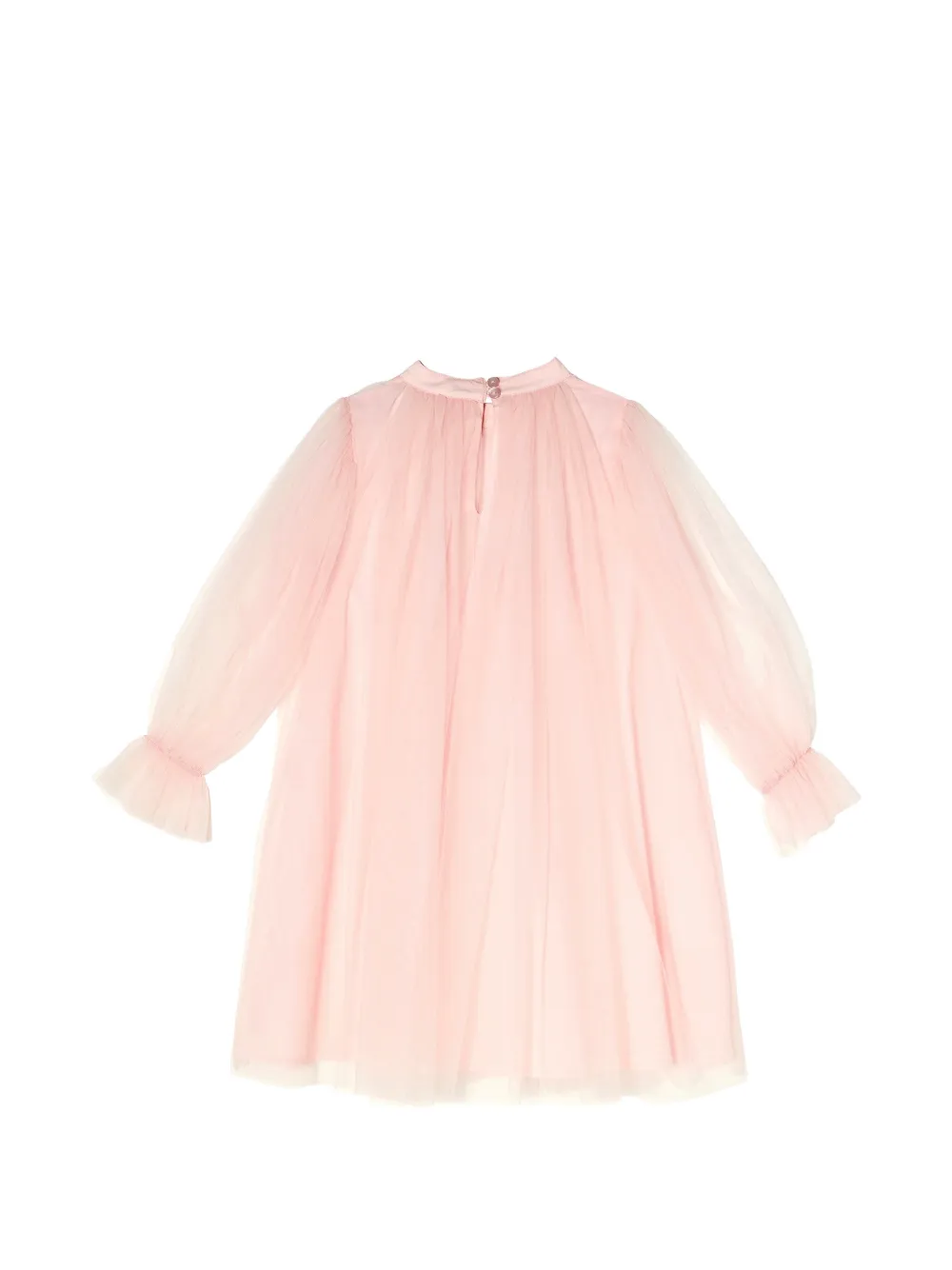 Tutu Du Monde crystal-embellished ruffled-trim dress Roze