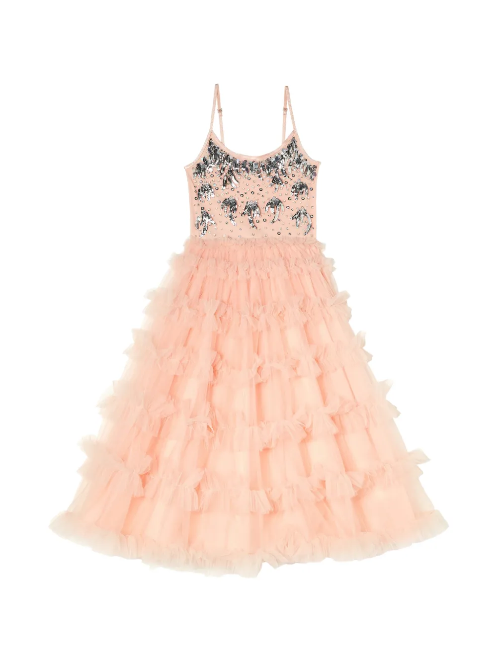 Tutu Du Monde sequin-embellished ruffled dress - Rosa
