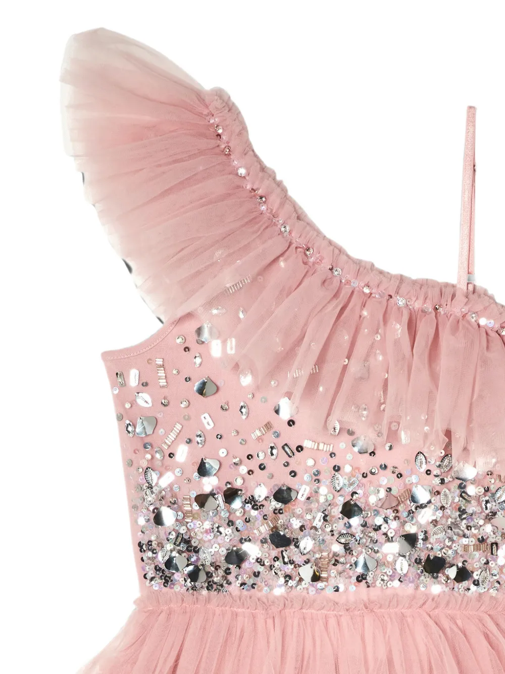 Tutu Du Monde Jurk verfraaid met pailletten Roze
