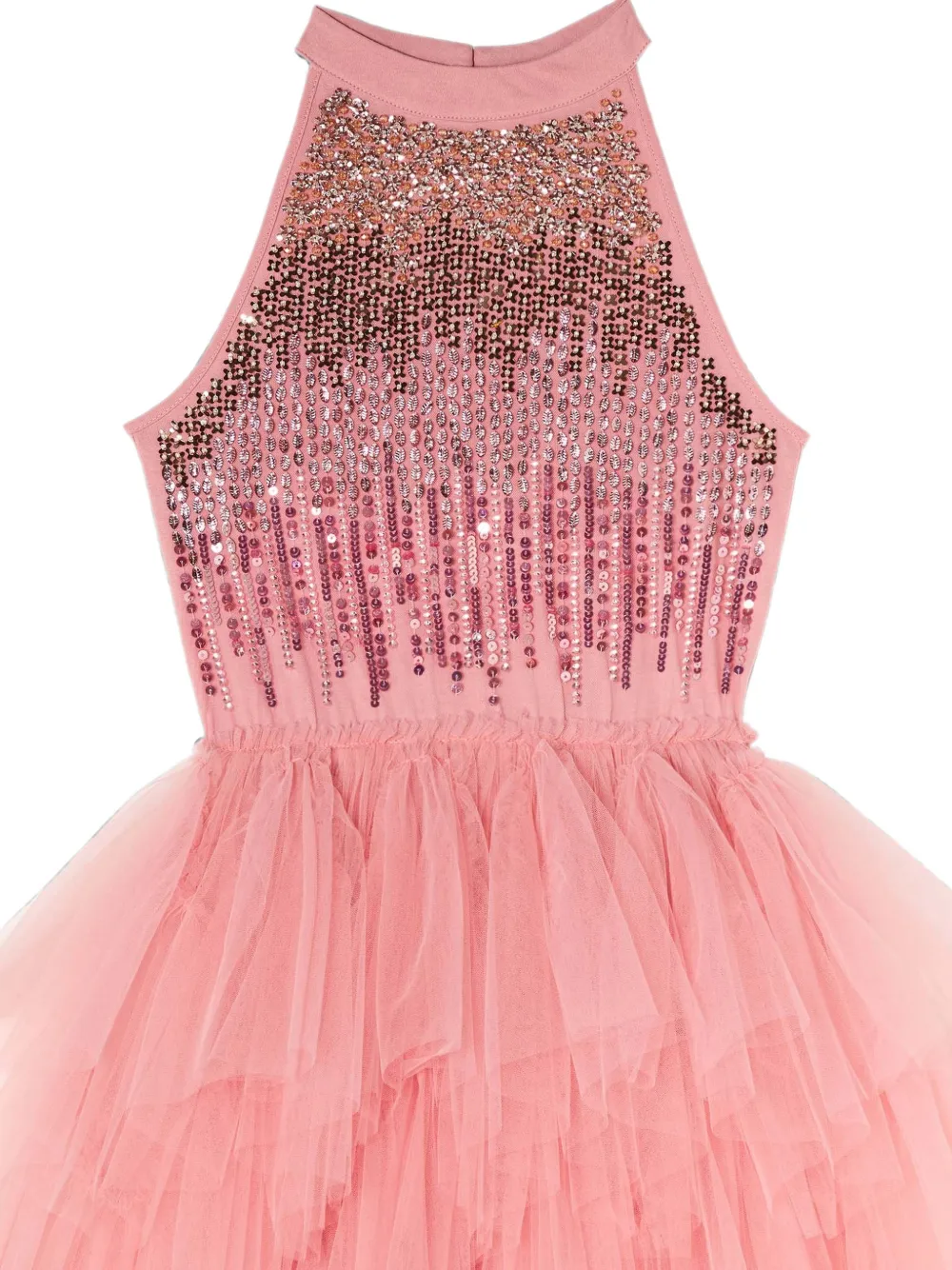 Tutu Du Monde Shirley Sparkle gelaagde jurk verfraaid met pailletten Roze