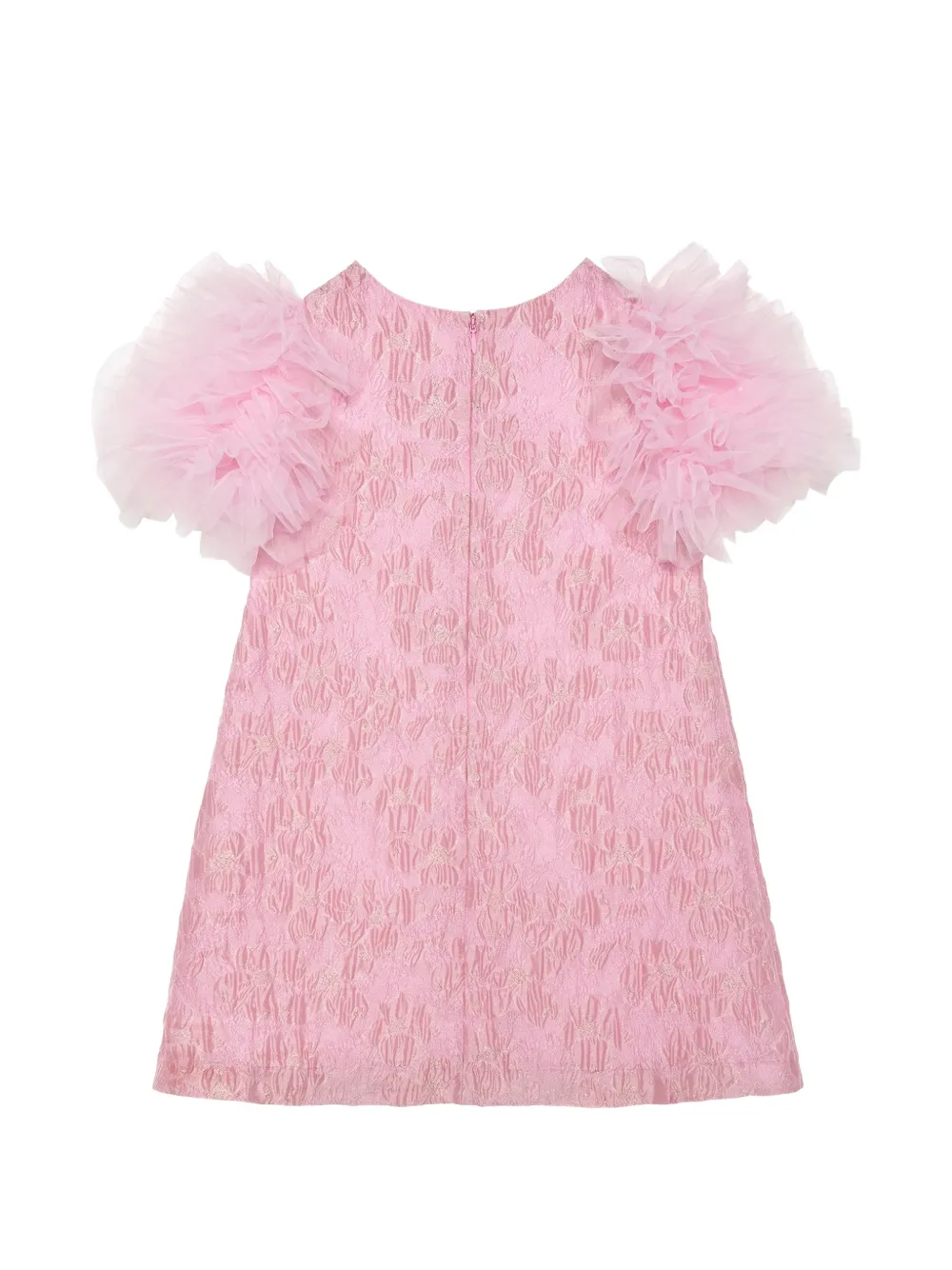 Tutu Du Monde Bette Bright jurk met mouwen met ruches en strikdetail Roze