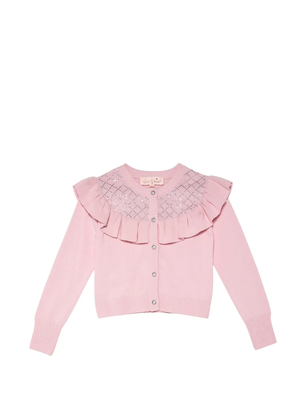 Tutu Du Monde Emma ruffle-trimmed cardigan - Rosa