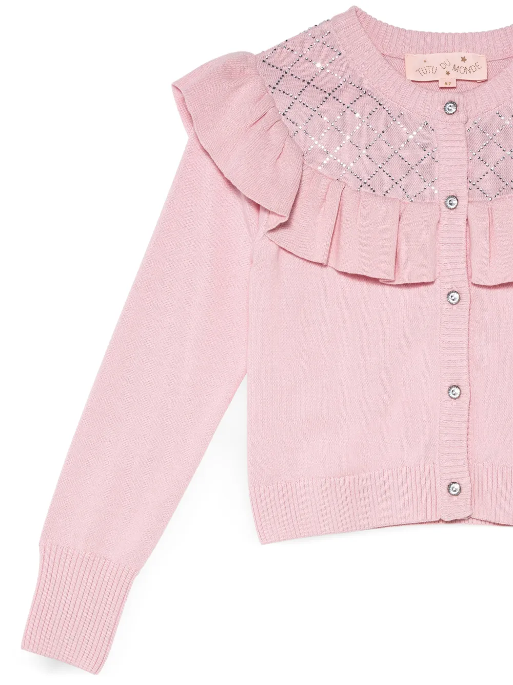 Tutu Du Monde Emma vest met ruchesafwerking Roze