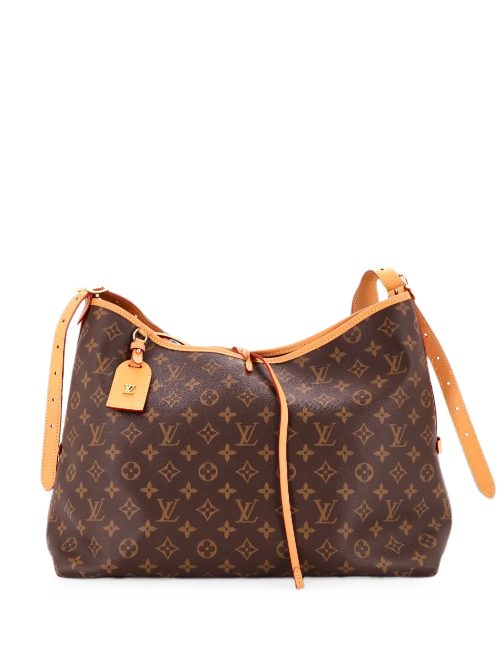 Louis Vuitton Pre-Owned CarryAll Monogram Canvas MM hobo bag - Brown