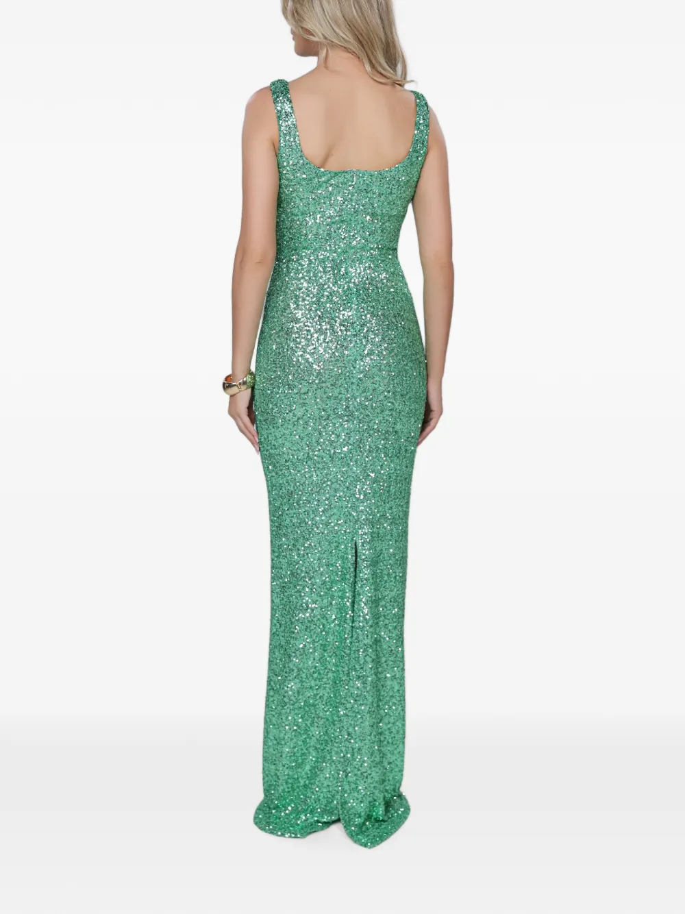 ROSERRY Kendall maxi-jurk verfraaid met pailletten Groen