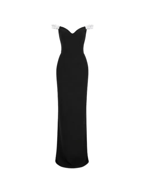 ROSERRY off-shoulder ruffled maxi dress