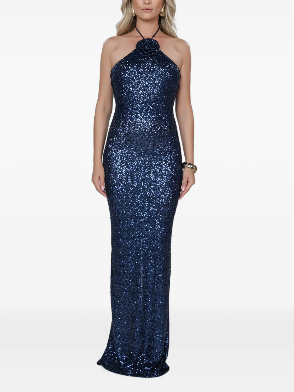 ROSERRY Jurk met pailletten Blauw