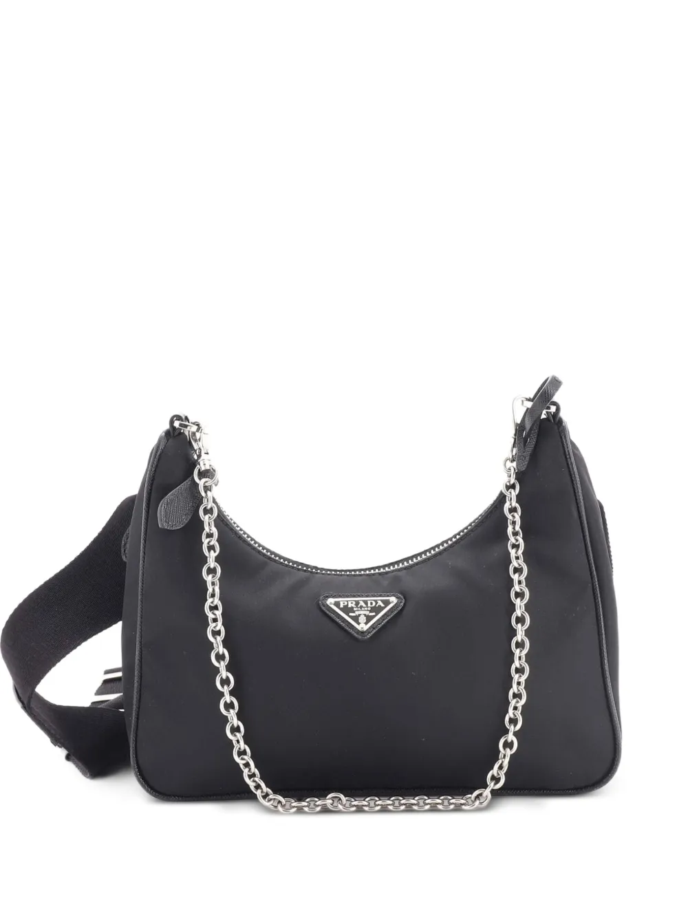 Prada Pre-Owned Re-Edition 2005 Shoulder Bag Tessuto Small crossbody bag - Schwarz