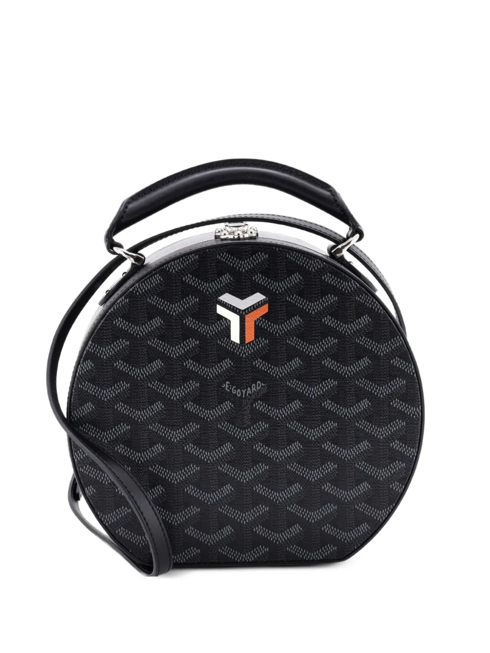Goyard Pre-Owned Alto Hatbox Satchel-Tasche aus beschichtetem Canvas - Schwarz