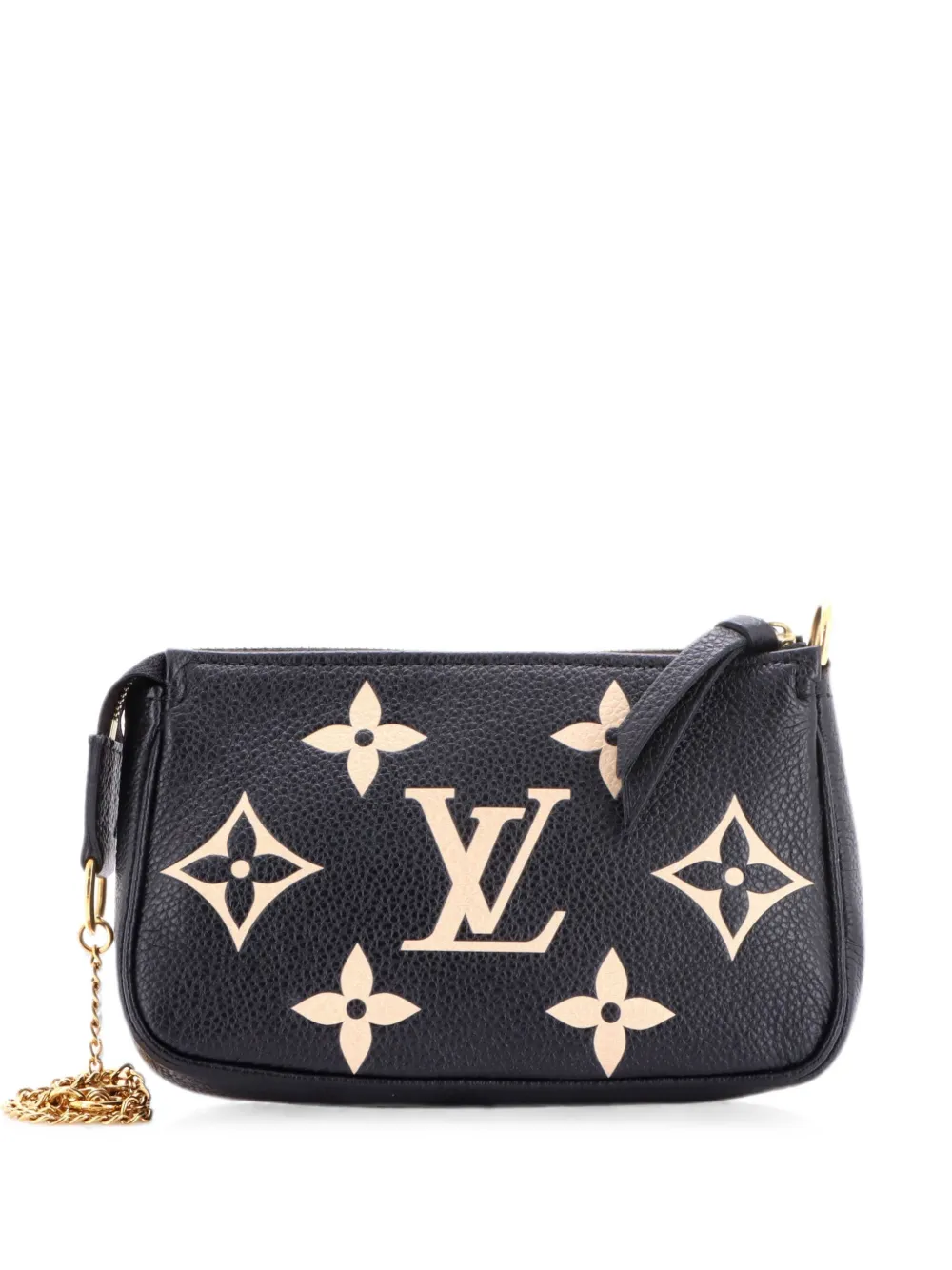 Louis Vuitton Pre-Owned Pochette Accessoires Bicolor Monogram Empreinte Giant Mini clutch bag - Black
