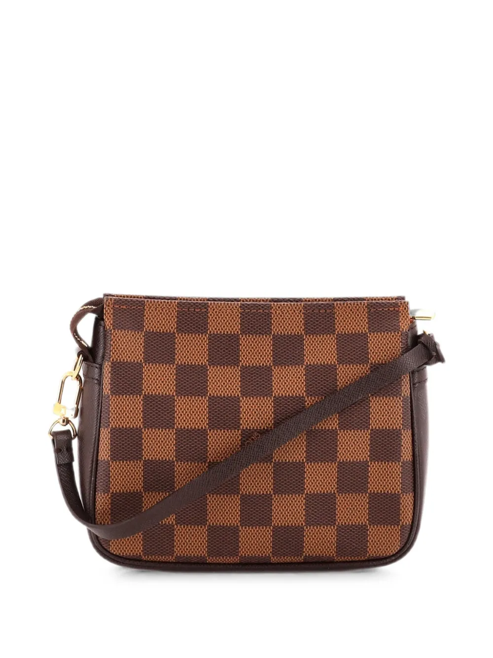 Pre-owned Louis Vuitton Trousse Make Up Bag Damier Pouch In Brown