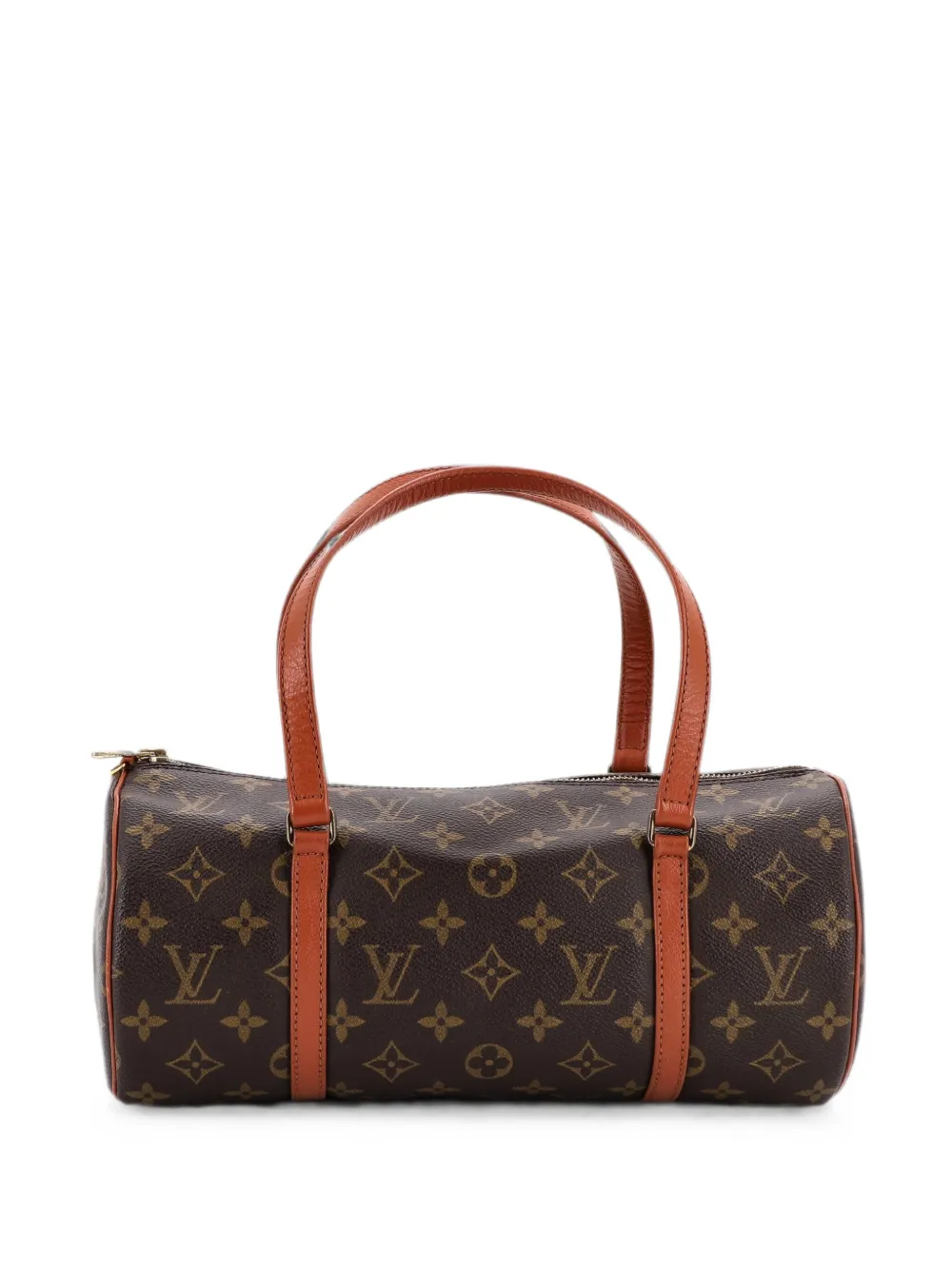 Pre-owned Louis Vuitton Papillon Handbag Monogram Canvas 30 Shoulder Bag In Brown