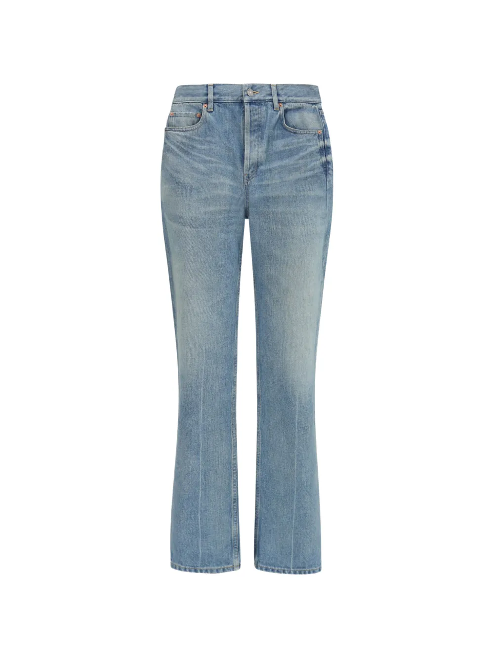 Saint Laurent mid-rise straight jeans - Blau