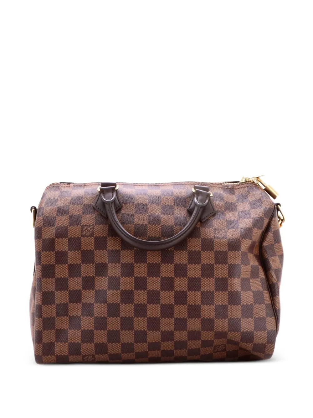 Louis Vuitton Pre-Owned Speedy Bandouliere Damier Schultertasche 30cm - Braun