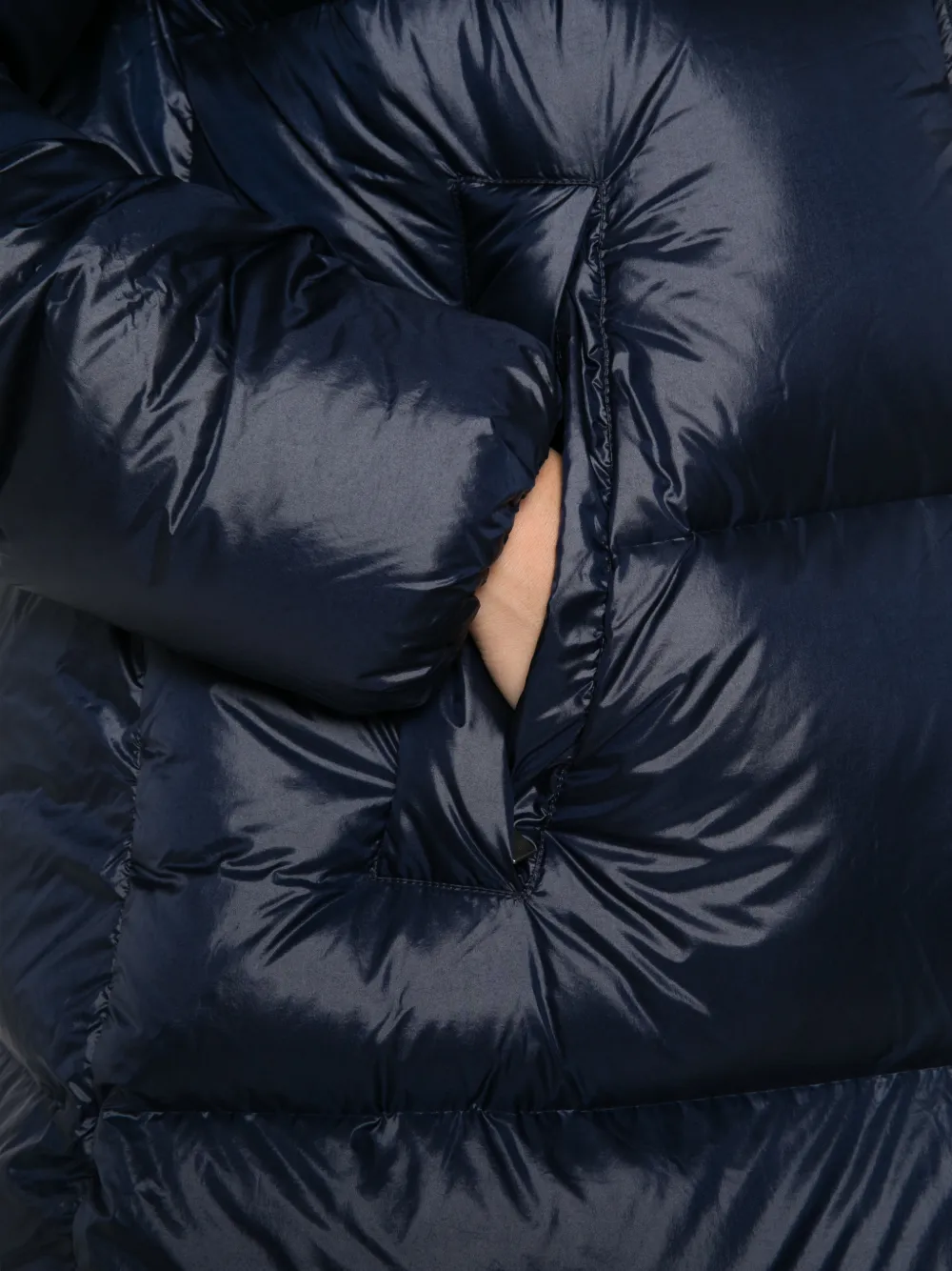Pyrenex Gewatteerde jas met capuchon Blauw