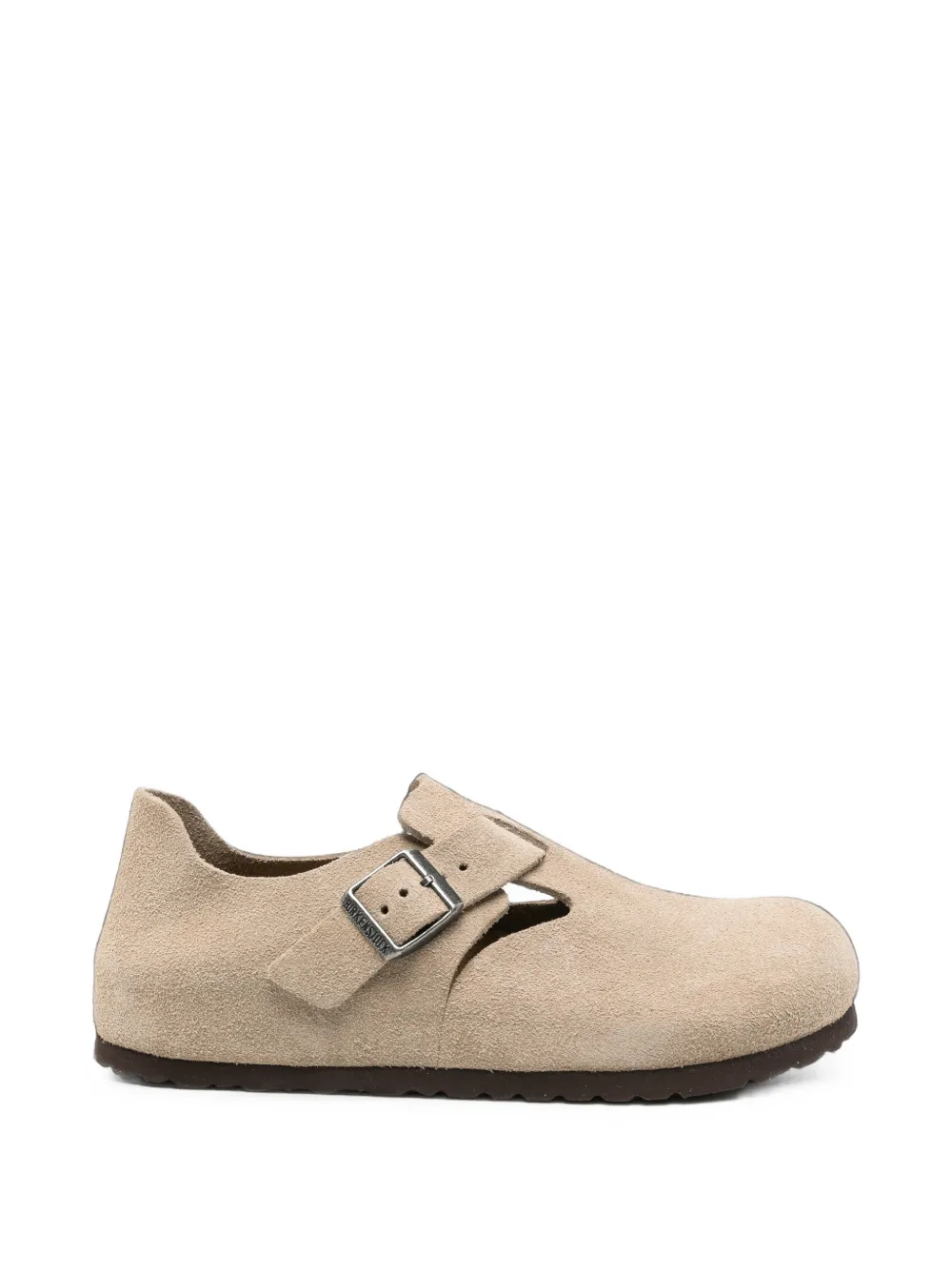 Birkenstock London buckle-fastening clogs Beige