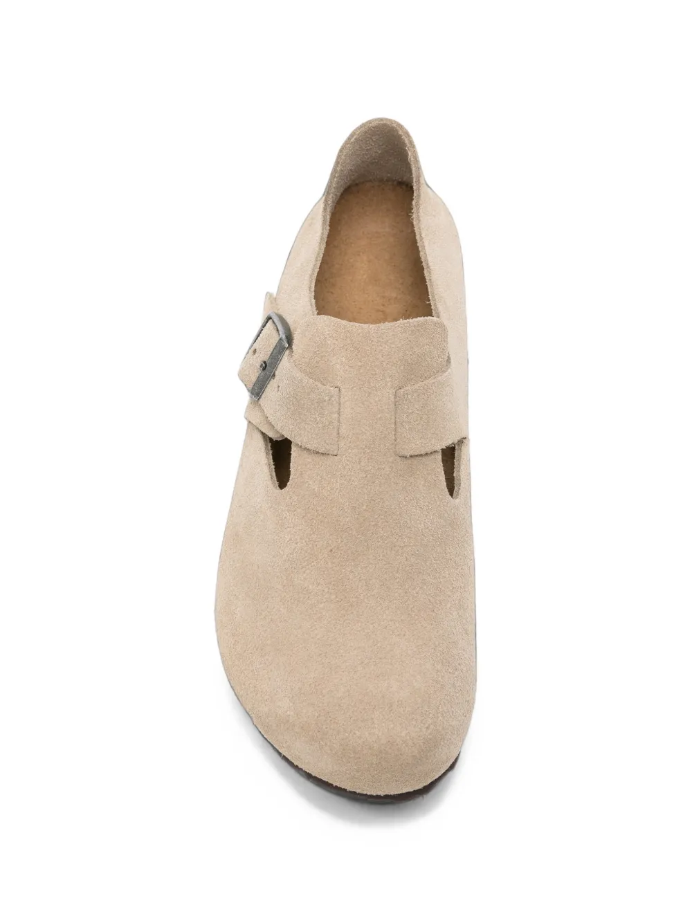 Birkenstock London buckle-fastening clogs Beige