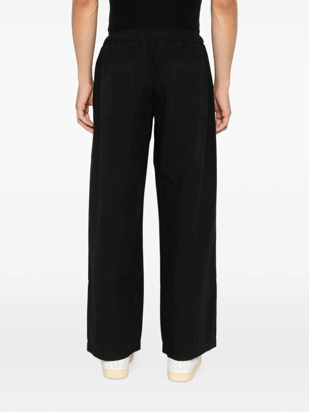 Palm Angels Broek met logoprint Zwart