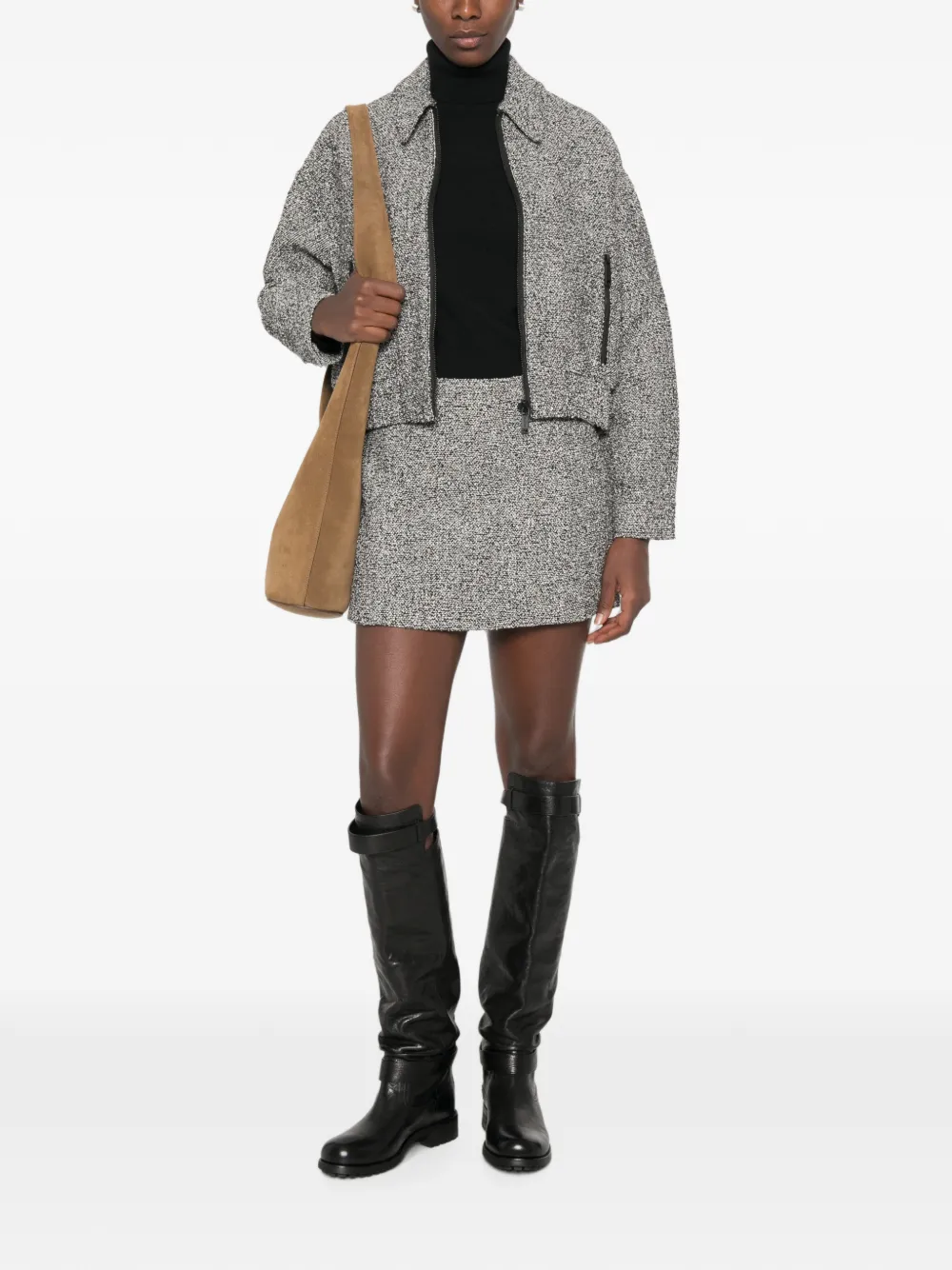Allude Trui met lange mouwen Zwart