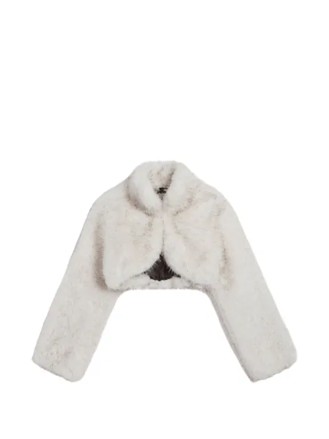 Apparis cropped faux-fur jacket