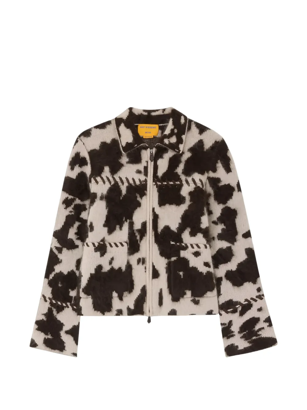 Guest In Residence zip-up cardigan Beige