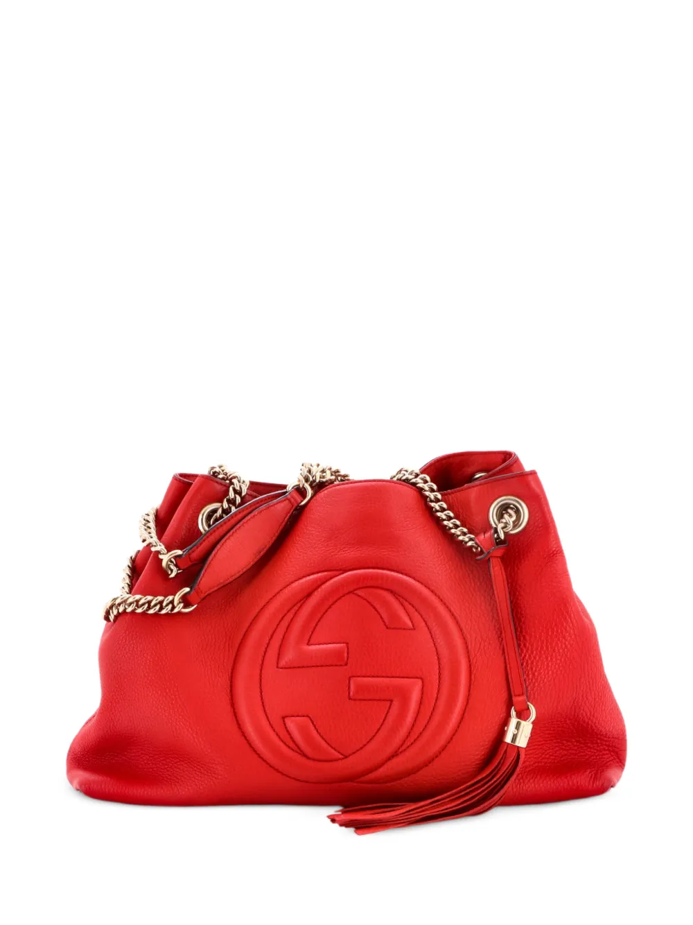 Gucci Pre-Owned Mittelgroße Soho Chain Strap Schultertasche - Rot