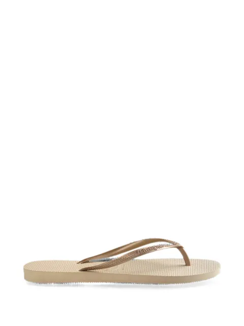 Havaianas smalle logoprægede klipklapper