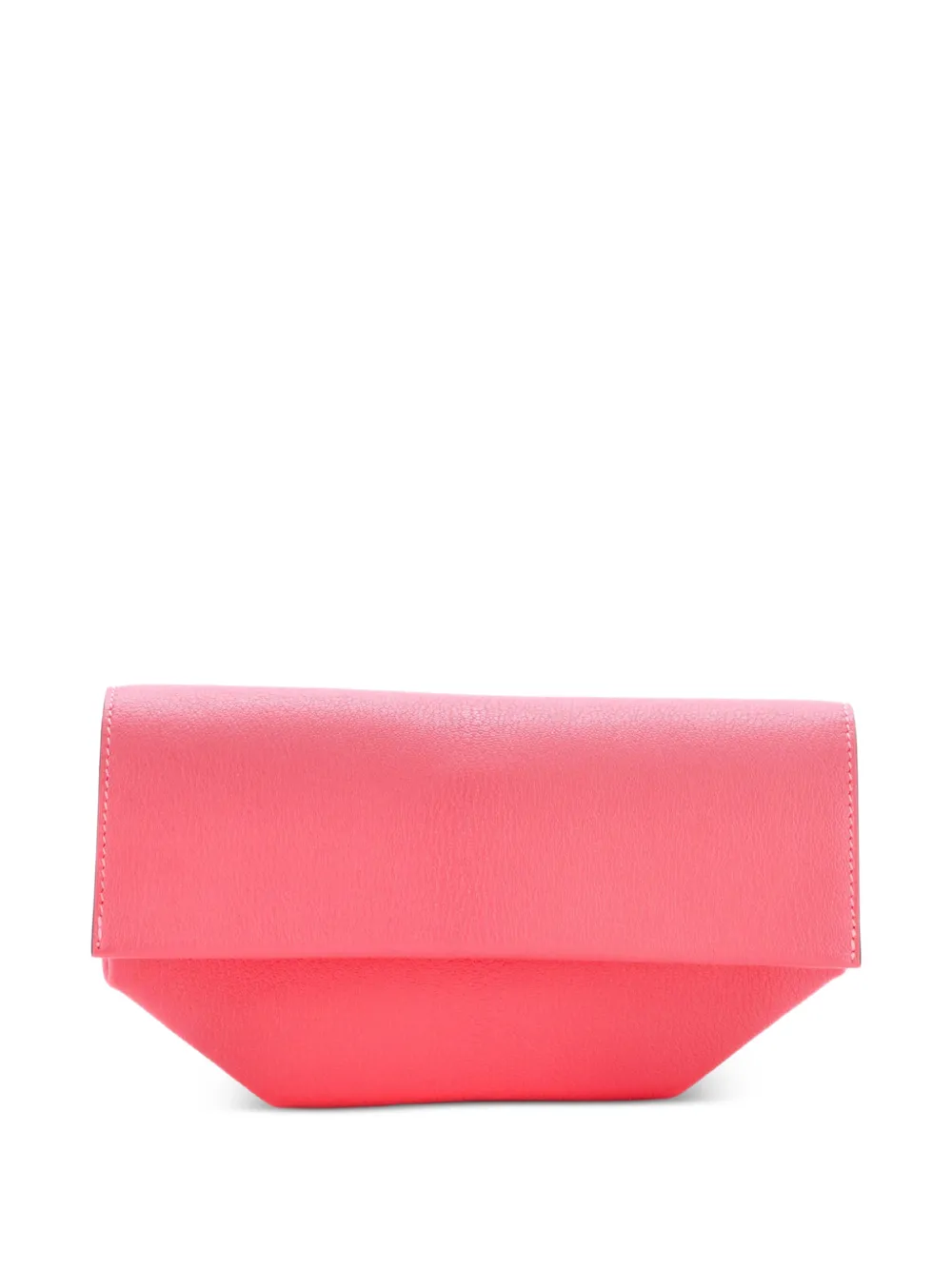 Hermès Pre-Owned Opli Leather clutch bag - Pink
