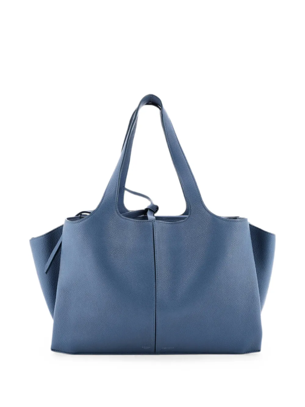 Celine Pre-Owned Tri-Fold Grained Calfskin Small shoulder bag - Blue