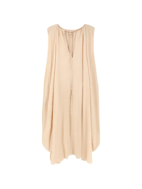 LAMRONS drawstring asymmetrical-hem dress