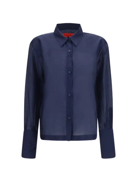 THELATEST Codie sheer long-sleeve shirt