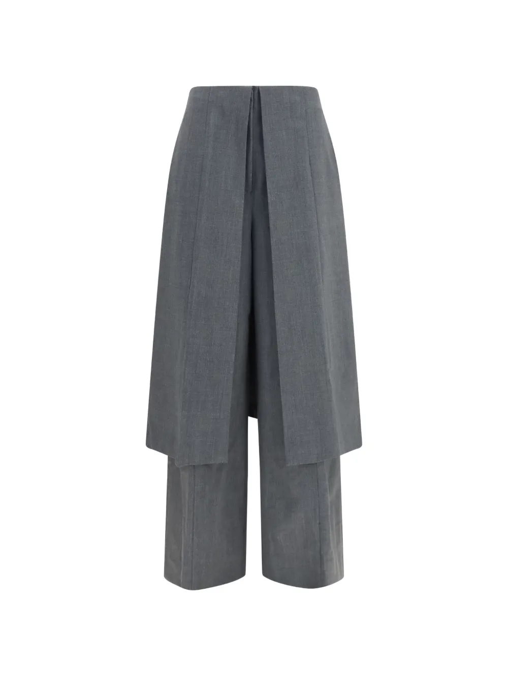 THELATEST layered wide-leg tailored trousers - Grau