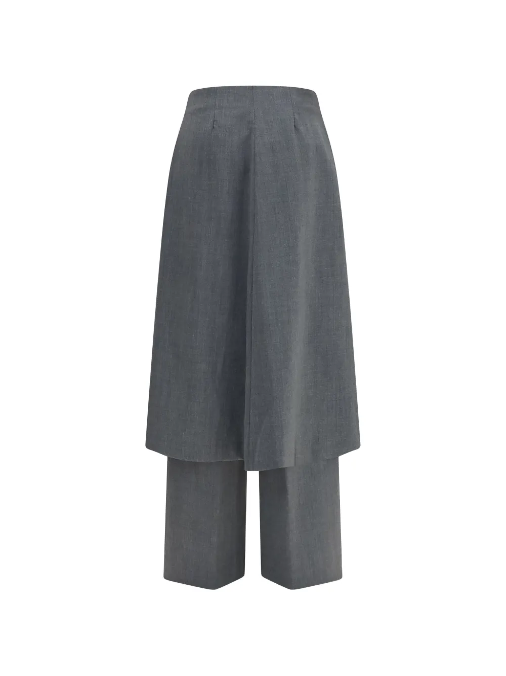 THELATEST Gelaagde pantalon met wijde pijpen Grijs
