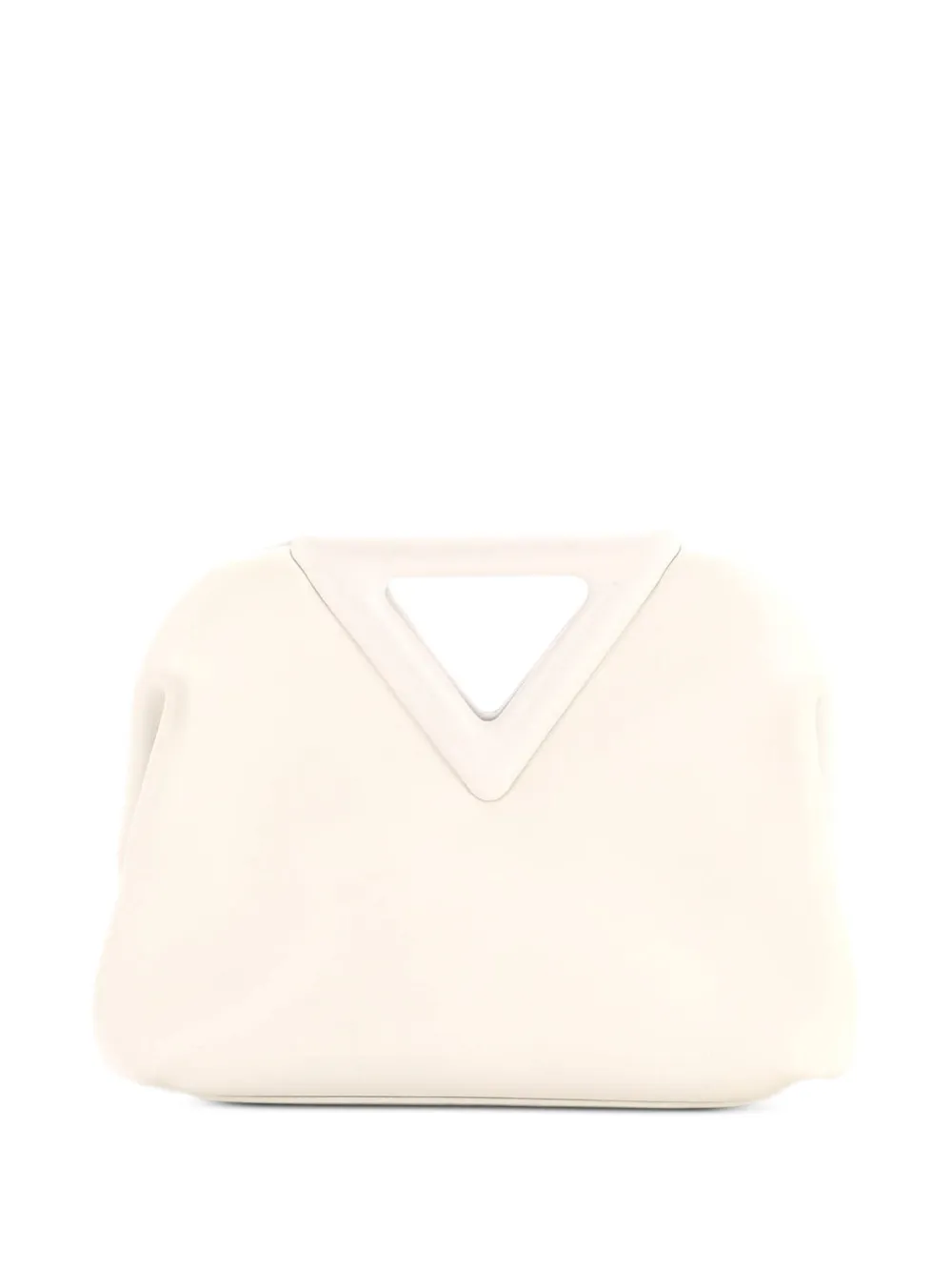 Bottega Veneta Pre-Owned Borsa a spalla Point piccola in pelle - Bianco