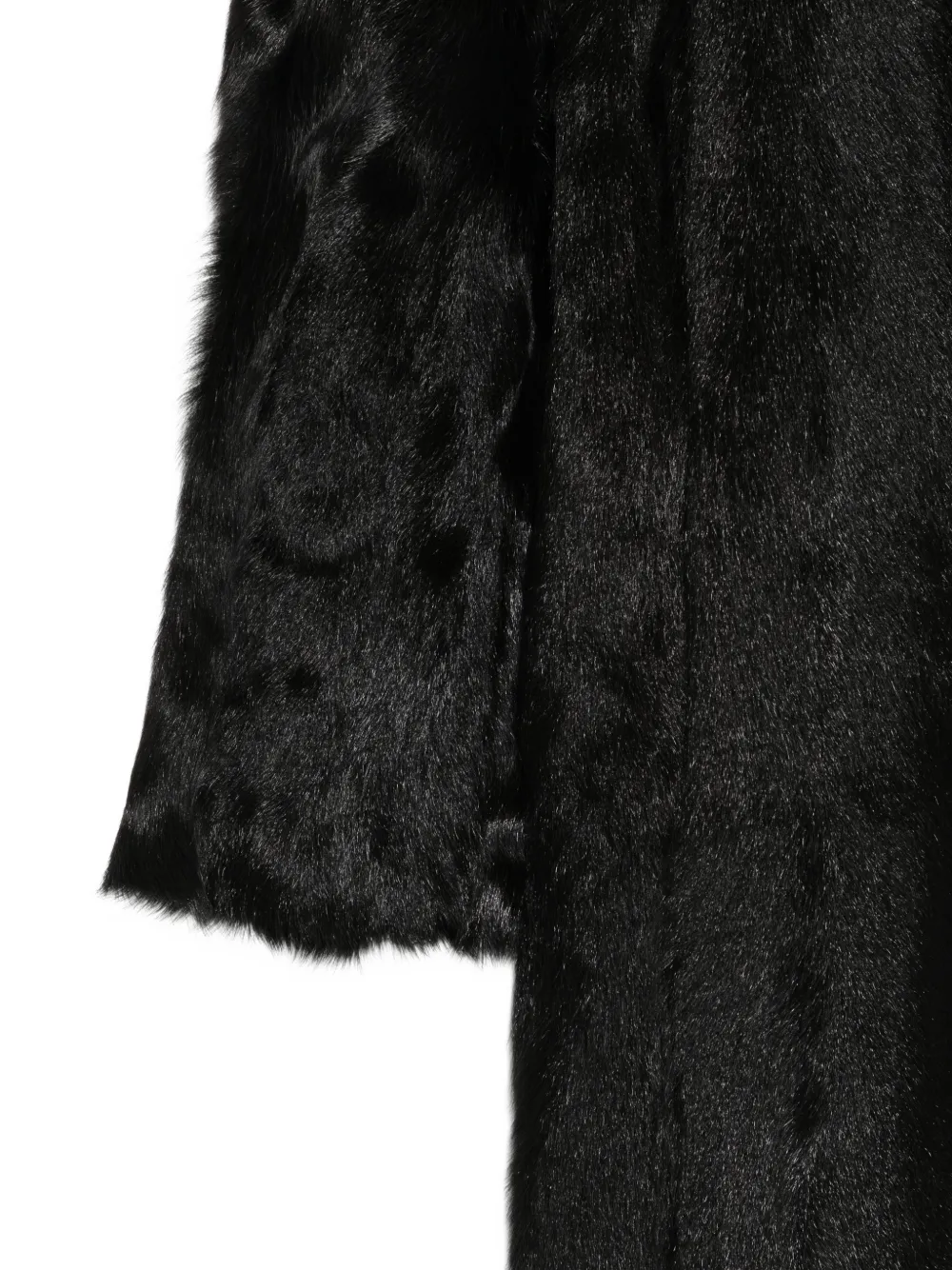 Jil Sander V-neck coat Zwart