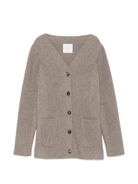 Malo ribbed-knit V-neck cardigan
