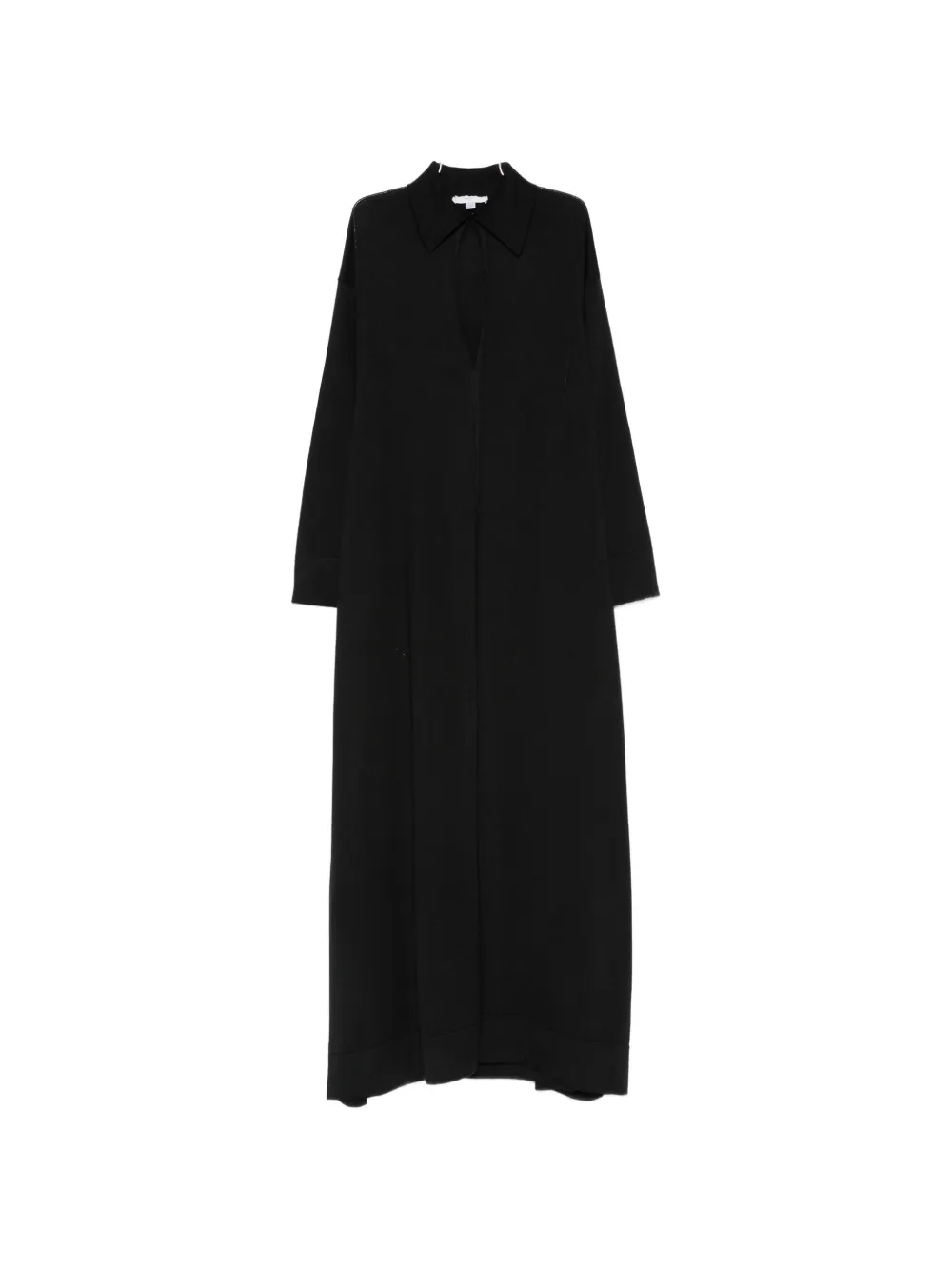 Malo cut-out knitted kaftan - Schwarz